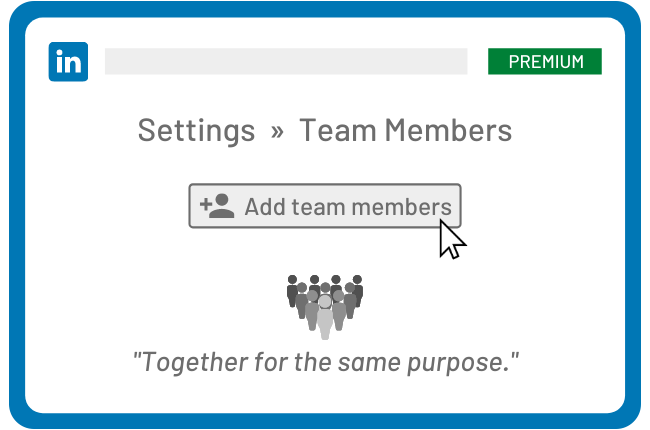 Add team members to your Briskine team.
